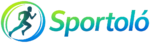 Sportoló logó téglalap