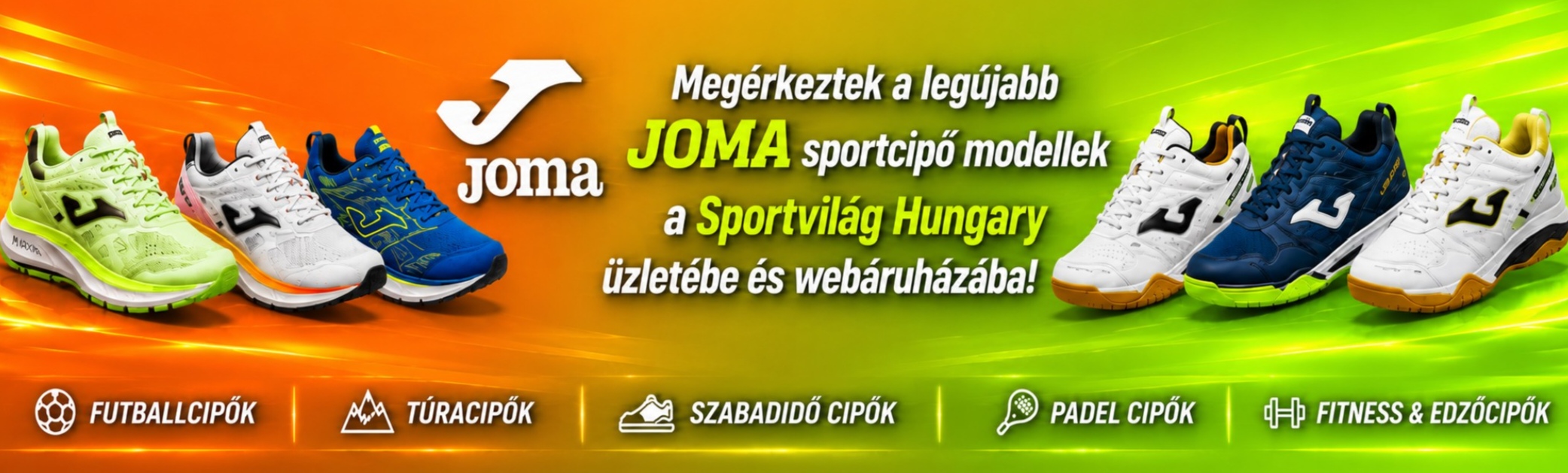 Joma cipő reklám
