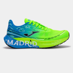 JOMA R.2000-26 Madrid Félmaraton unisex zöld-kék futócipő oldalnézetben