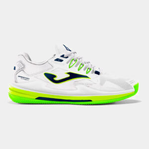 JOMA Carbon 26 man fehér neon zöld kézilabda cipő oldalról