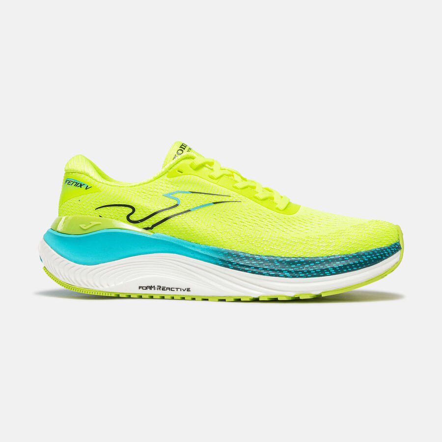 JOMA Fenix 26 férfi futócipő fluoreszkáló sárga színben