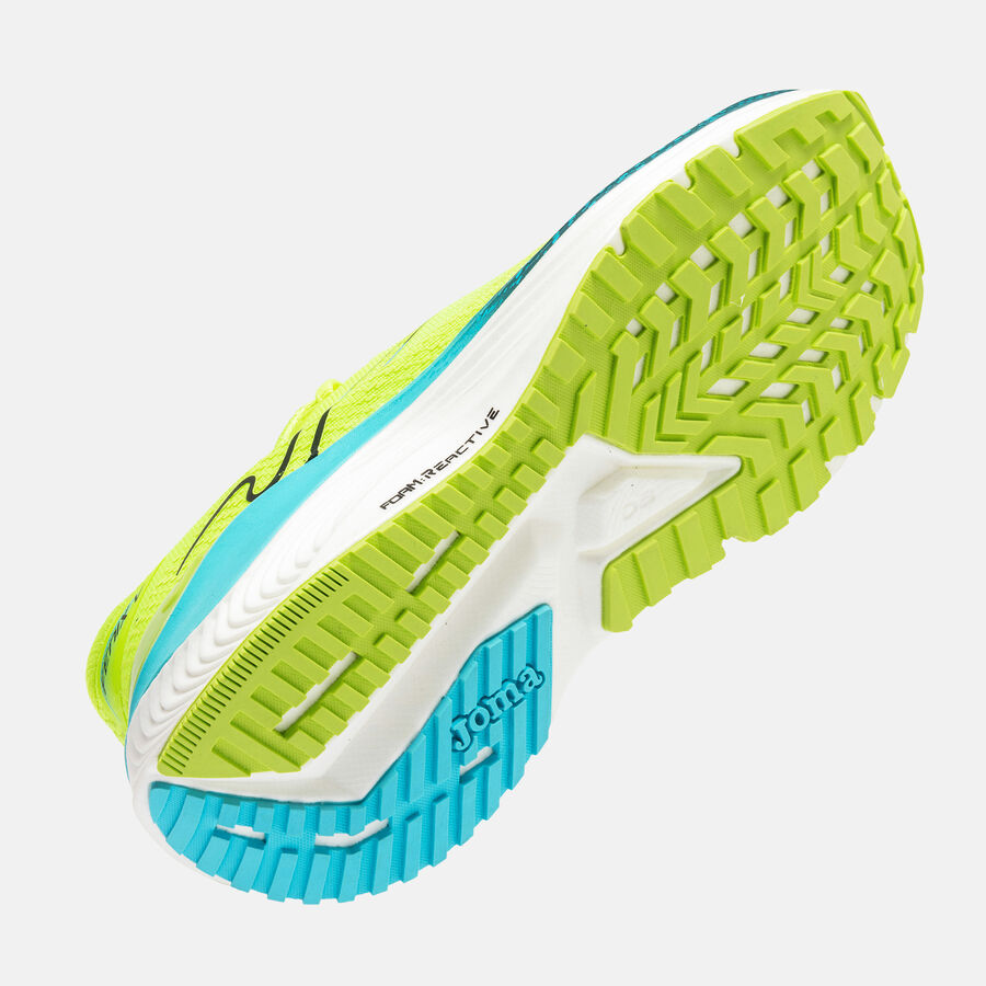 JOMA Fenix 26 férfi futócipő fluoreszkáló sárga színben csúcstechnológiás talppal