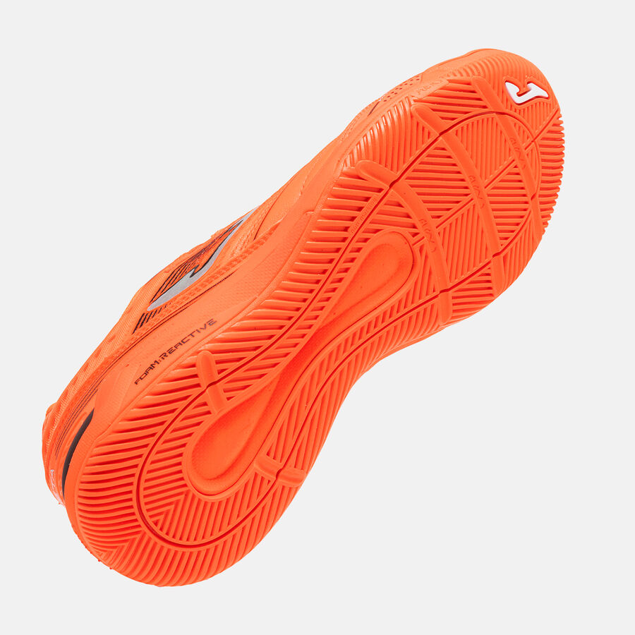 JOMA Gambeta 26 futsal beltéri IN teremcipő narancssárga modell talpa