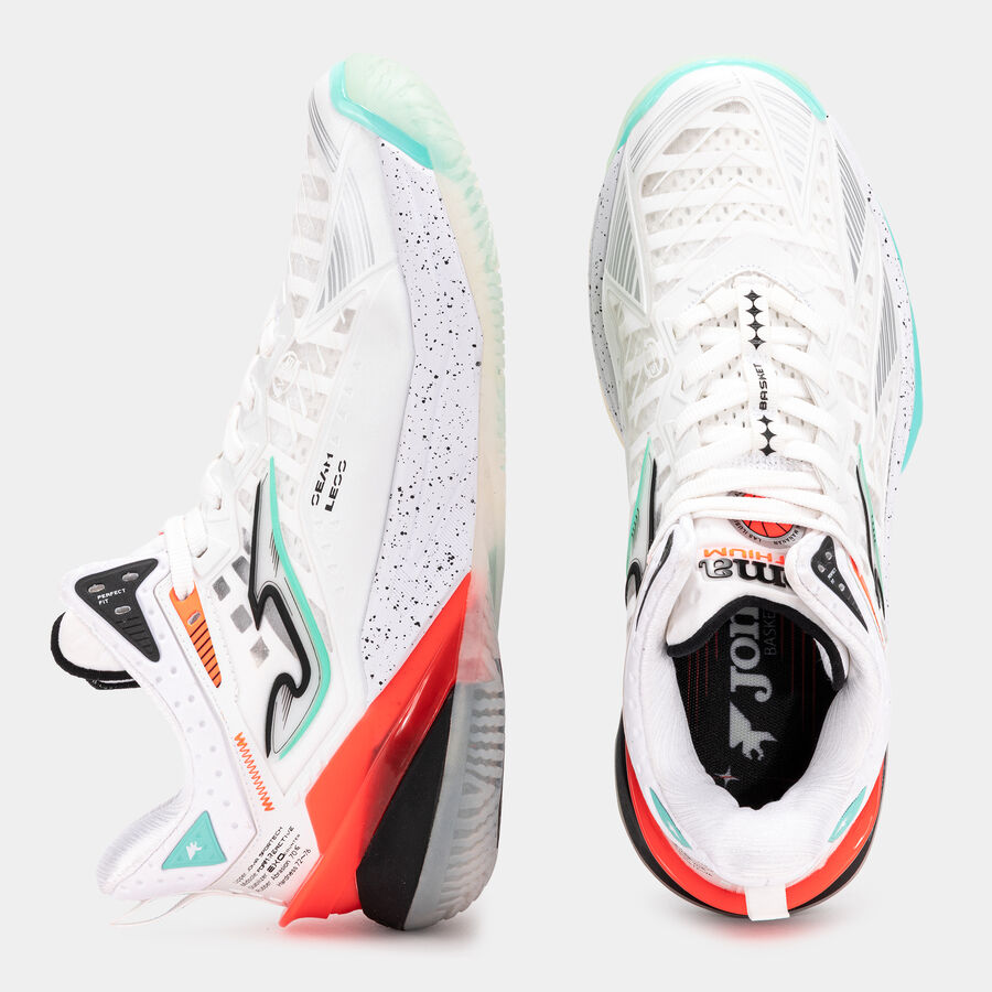 JOMA Lithium 25 man white fehér kosárlabda cipő felülről