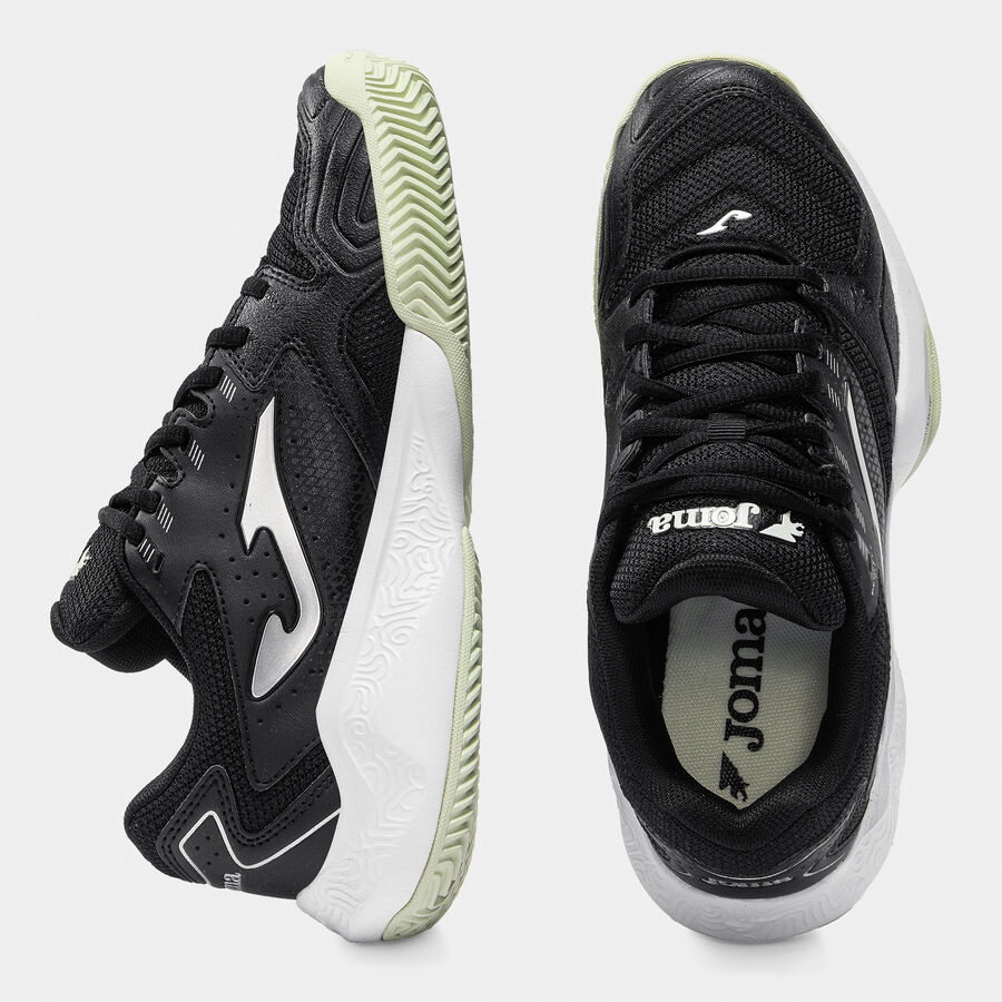 JOMA Master 1000 Lady 26 clay fekete női (C) salakpályás teniszcipők felülről