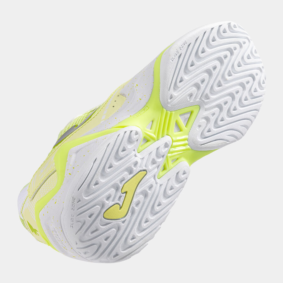 JOMA Set Lady 26 fehér világossárga női (AC) keménypályás teniszcipő talpa