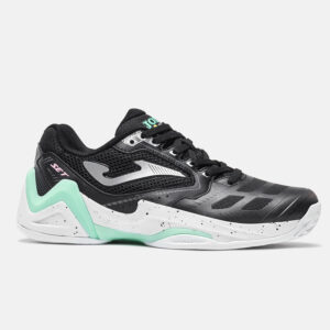 JOMA Set Lady 26 fekete zöld női (AC) keménypályás teniszcipő oldalról