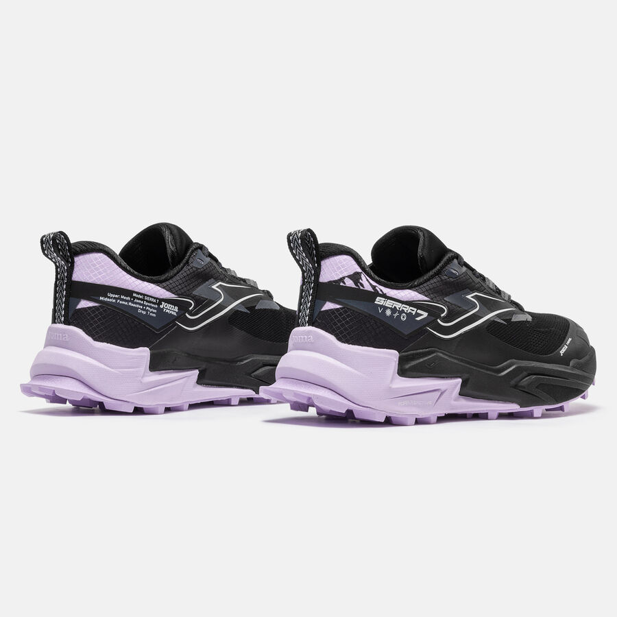 JOMA Sierra Lady 26 női terepfutó cipők black modellje,