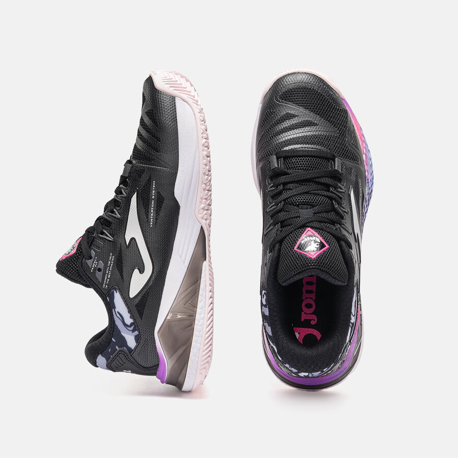 JOMA Spin Lady 26 woman fekete női padel cipők