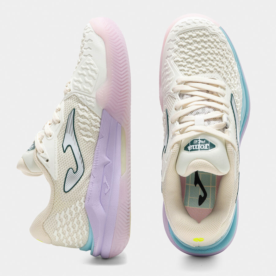 JOMA T.Ace Lady 26 clay bézs női (C) salakpályás teniszcipő felülről
