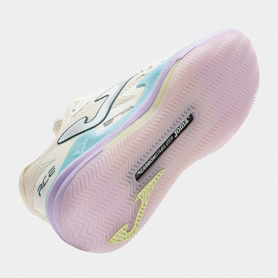 JOMA T.Ace Lady 26 clay bézs női (C) salakpályás teniszcipő talpa