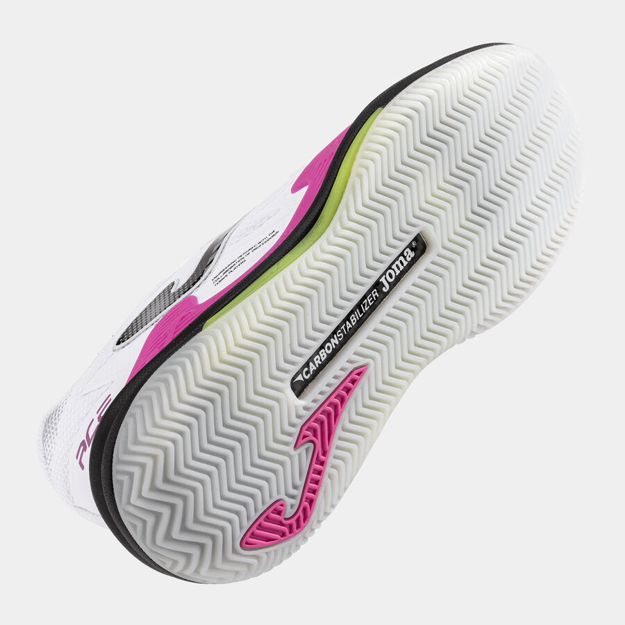 JOMA T.Ace Lady 26 clay pro fehér női (C) salakpályás teniszcipő talpa
