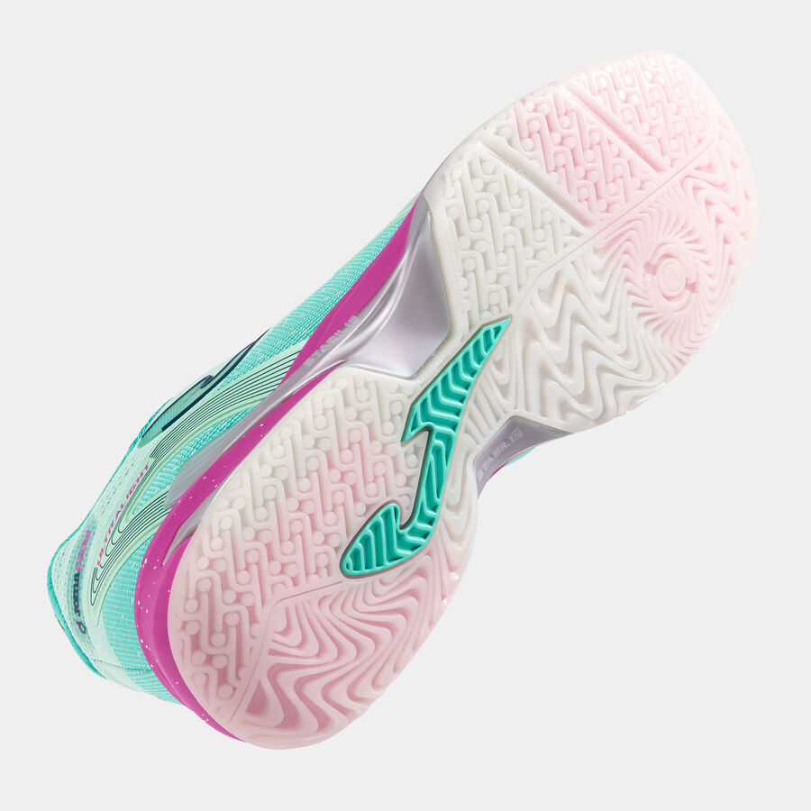 JOMA Ultra Light Lady 26 türkiz női padel cipő talpa
