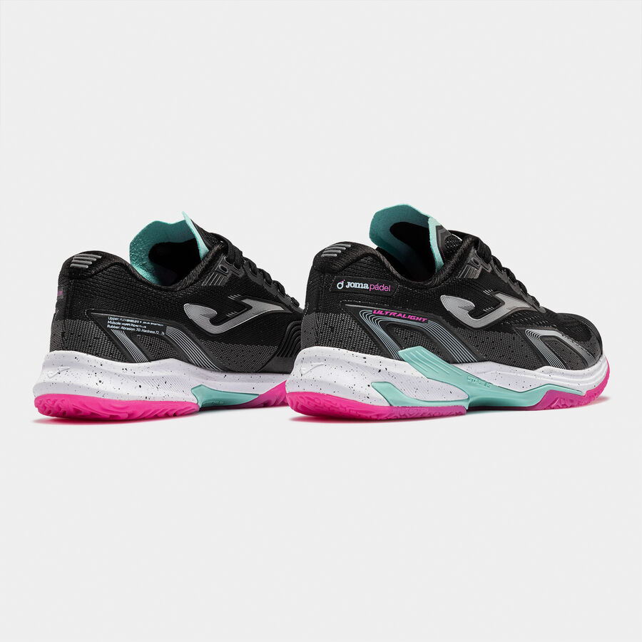 JOMA Ultra Light Lady 26 woman fekete női padel cipők
