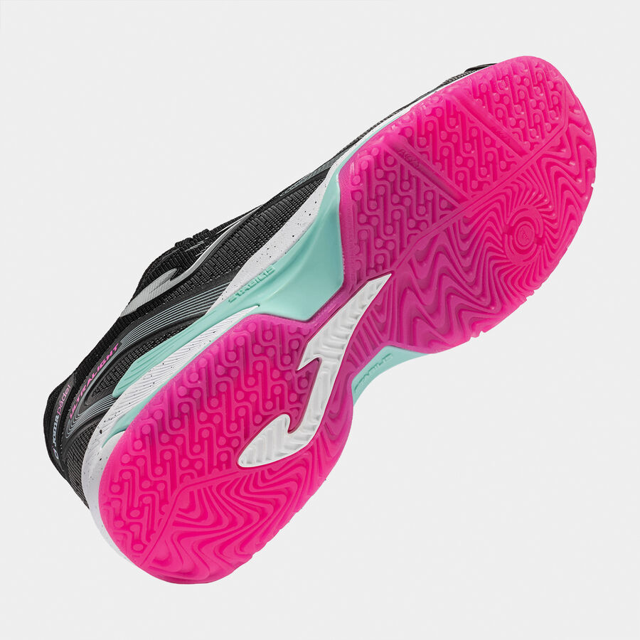 JOMA Ultra Light Lady 26 woman fekete női padel cipő talpa
