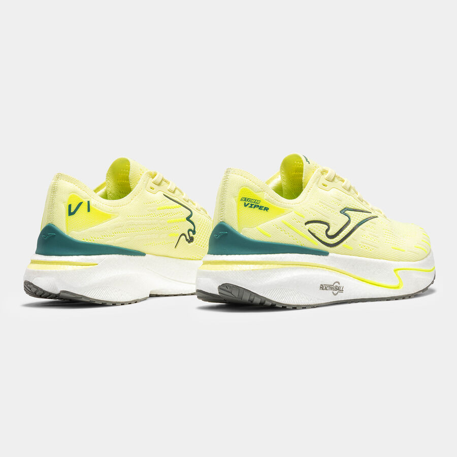 JOMA Viper Men 26 férfi futócipők fluoreszkáló sárga színben