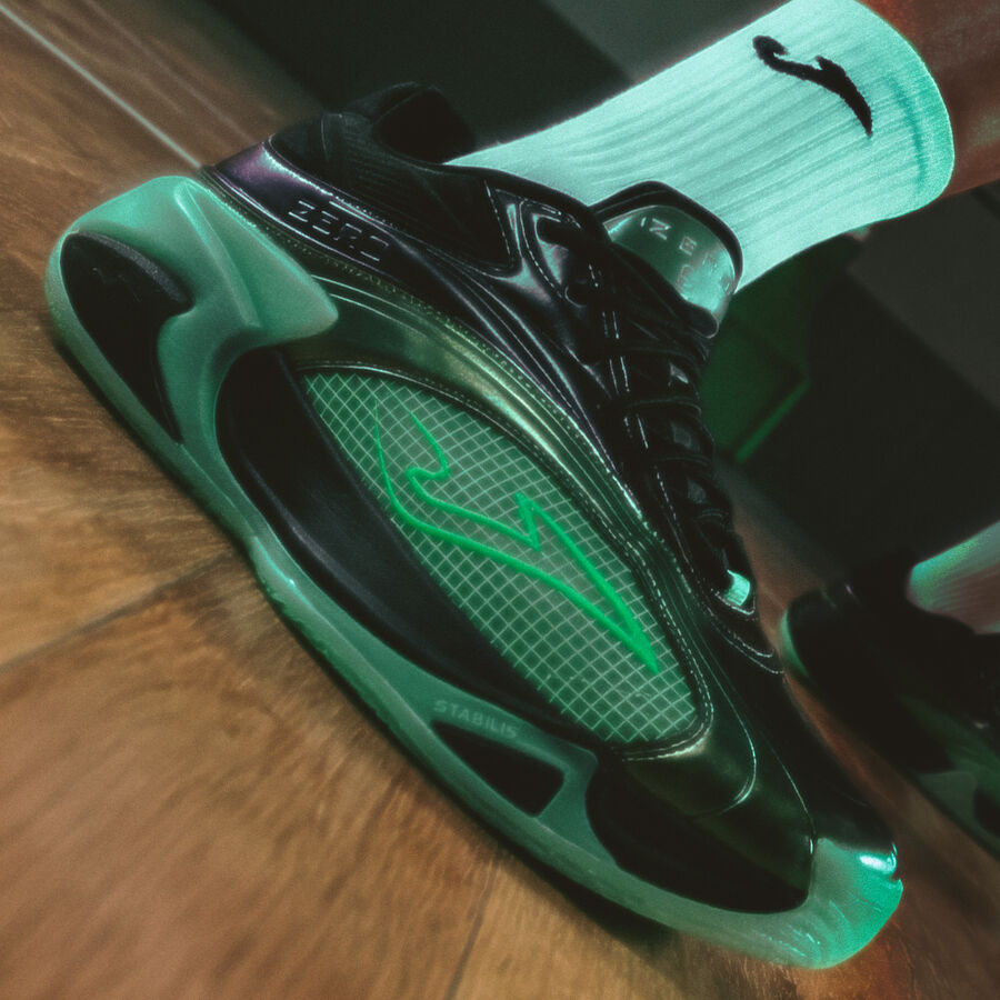 JOMA ZERO 25 XX Man Green Kosárlabda Cipő profi kosárlabda játékos jobb lábán
