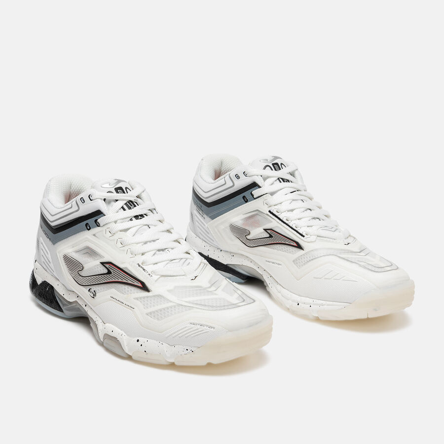 JOMA Block Mid Men 26 fehér férfii röplabda cipők szemből